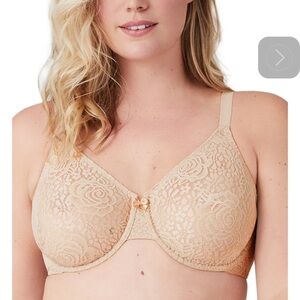 💥‼️SALE💥Wacoal Halo Lace Underwire Bra, Cream 38DDD